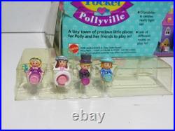 1993 Polly Pocket Pollyville LIGHT UP WEDDING Chapel Church Playset New Open Box