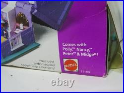 1993 Polly Pocket Pollyville LIGHT UP WEDDING Chapel Church Playset New Open Box