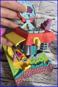 1993 Polly Pocket Vintage Bluebird 12 Houses No Figures Cafe Pizza Pet Shop