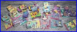 1993 Polly Pocket Vintage Bluebird 12 Houses No Figures Cafe Pizza Pet Shop