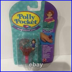 1993 Polly Pocket Vintage Pixie's Rose Dream Ring Bluebird Toys NEW rare Moc