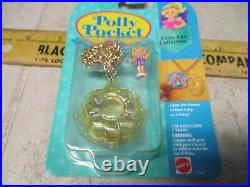 1993 Vintage Polly Pocket Bluebird Flutter Fairy Locket Sealed Necklace 11949