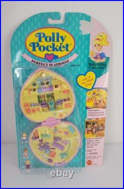 1994 Bluebird Toys Polly Pocket Babysitting Collection Perfect Playroom #11978