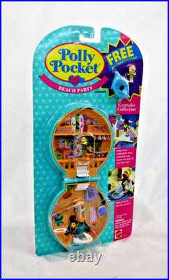 1994 NIB Polly Pocket Beach Party Keepsake Collection Mattel 11972 Toy Doll Set
