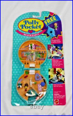 1994 NIB Polly Pocket Beach Party Keepsake Collection Mattel 11972 Toy Doll Set