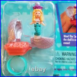 1994 Pearl Pretty Surprise Ring Mermaid NEW Polly pocket Vintage