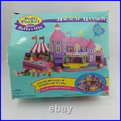 1994 Polly Pocket Magical Mansion Box Instructions Playmat Figures Car