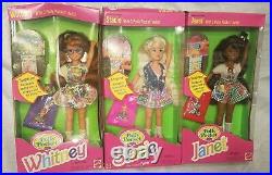 1994 Polly Pocket Whitney Stacie & Janet Barbie Dolls New in Box Vintage Mattel