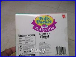 1994 VTG Polly Pocket Light-Up HOTEL House MIB Sealed Nice NOS 1192 Pollyville