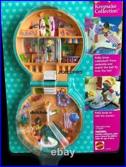 1994 Vintage Polly Pocket BEACH PARTY Bluebird with RARE Free Figure Sealed New