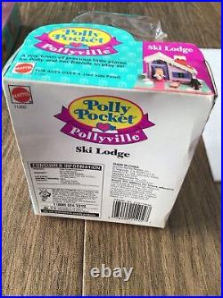 1994 vintage Polly Pocket ski Lodge Bluebird Toys Sealed, Unopened