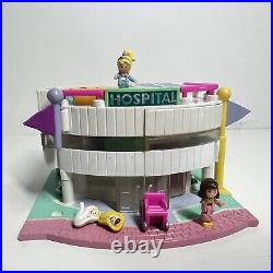 1995 Polly Pocket Bluebird Children's Hospital 5 Figs Incomplete Lights Up