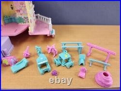 1995 Polly Pocket Clubhouse Pop-Up Party Play House Bluebird Bonus Polly! READ