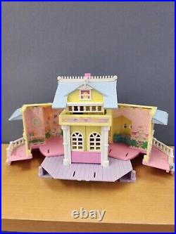 1995 Polly Pocket Clubhouse Pop-Up Party Play House Bluebird Bonus Polly! READ