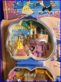 1995 Polly Pocket Disney Beauty and the Beast Tiny Collection Playcase New