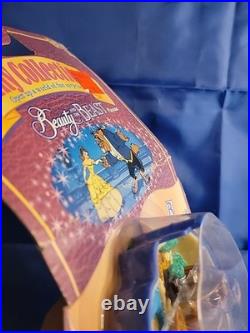 1995 Polly Pocket Disney Beauty and the Beast Tiny Collection Playcase New