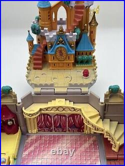 1995 Polly Pocket Disney Cinderella Castle Lights Up Bluebird Complete