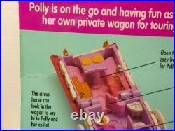1995 Polly Pocket Out'N About Collection Circus Wagon On The Go 14536 Sealed