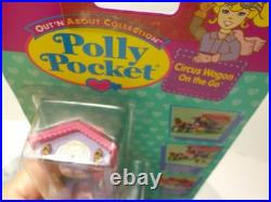 1995 Polly Pocket Out'N About Collection Circus Wagon On The Go 14536 Sealed