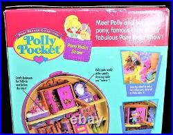 1995 Polly Pocket Pony Ridin' Show MIB Parade Collection Bluebird Vintage