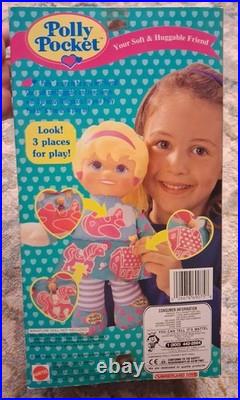 1995 Polly Pocket Soft & Huggable Friend Plush Doll Mattel Bluebird Vintage NIP 1995 Polly Pocket Soft & Huggable Friend Plush Doll Mattel Bluebird Vintage NIP