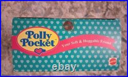 1995 Polly Pocket Soft & Huggable Friend Plush Doll Mattel Bluebird Vintage NIP