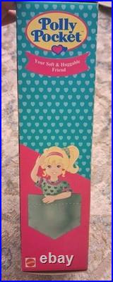 1995 Polly Pocket Soft & Huggable Friend Plush Doll Mattel Bluebird Vintage NIP