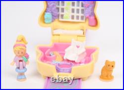 1995 VTG Polly Pocket Bluebird Polly Loves Kitty Watch Bracelet 100% Complete