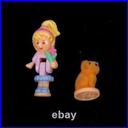 1995 VTG Polly Pocket Bluebird Polly Loves Kitty Watch Bracelet 100% Complete