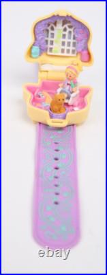 1995 VTG Polly Pocket Bluebird Polly Loves Kitty Watch Bracelet 100% Complete