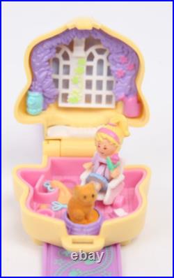 1995 VTG Polly Pocket Bluebird Polly Loves Kitty Watch Bracelet 100% Complete