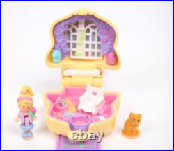 1995 VTG Polly Pocket Bluebird Polly Loves Kitty Watch Bracelet 100% Complete