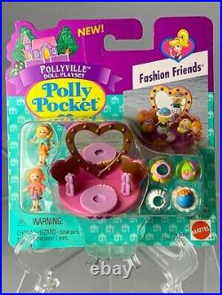 1996 Polly Pocket Bluebird Fashion Friends New On Card