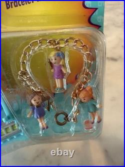 1996 Polly Pocket Bluebird Flower Cafe On-The-Go with bracelet NOC