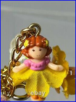 1996 Polly Pocket Bluebird Flower Fairy Bracelet Complete All Original