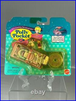 1996 Polly Pocket Bluebird Glitter Wedding Locket New On Card
