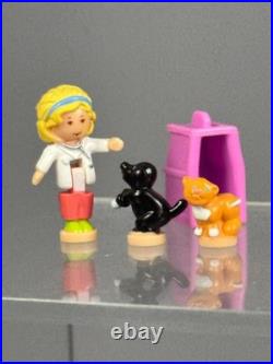 1996 Polly Pocket Bluebird Pet Surgery On The Go Complete All Original