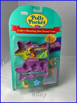 1996 Polly Pocket Bluebird Shooting Star Eraser Case NOC