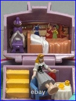 1996 Polly Pocket Bluebird Sleeping Beauty Playcase Complete All Original