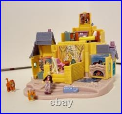 1996 Polly Pocket Disney Aristocats Near Complete Vintage Bluebird Rare
