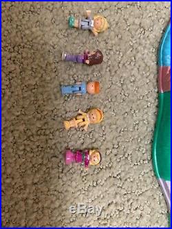 1996 Polly Pocket Vintage Lot Magical Movin' Pollyville Magnetic Bluebird