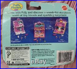 1996 Vintage Polly Pocket Glitter Dreams Locket Enchanted Storybook Nib