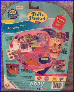 1996 Vintage Polly Pocket RARE Holiday (Hawaiian) Fun Suitcase Toys NEW & SEALED