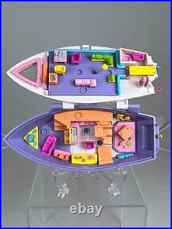 1997 Polly Pocket Bluebird Fun Cruise Boating World Complete All Original