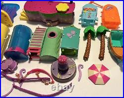 2000s Large Polly Pocket Lot Figures Clothes Shoes Accessories Pets Vintage