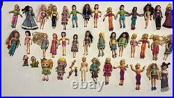 2000s Large Polly Pocket Lot Figures Clothes Shoes Accessories Pets Vintage