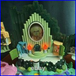 2001 Mattel Polly Pocket Wizard of Oz Emerald City Playset 5 Figures LIGHTS WORK