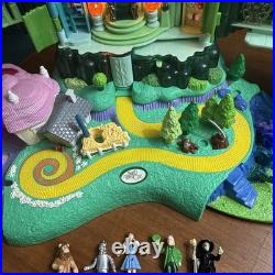 2001 Mattel Polly Pocket Wizard of Oz Emerald City Playset 5 Figures LIGHTS WORK