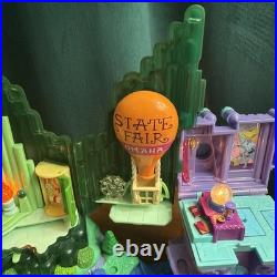 2001 Mattel Polly Pocket Wizard of Oz Emerald City Playset 5 Figures LIGHTS WORK