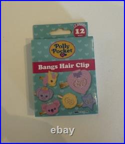 2026 Mattel Polly Pocket Bangs Hair Clip Complete Set Of 12 Vintage inspired